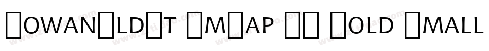 IowanOldSt SmCap BT Bold Small Cap字体转换